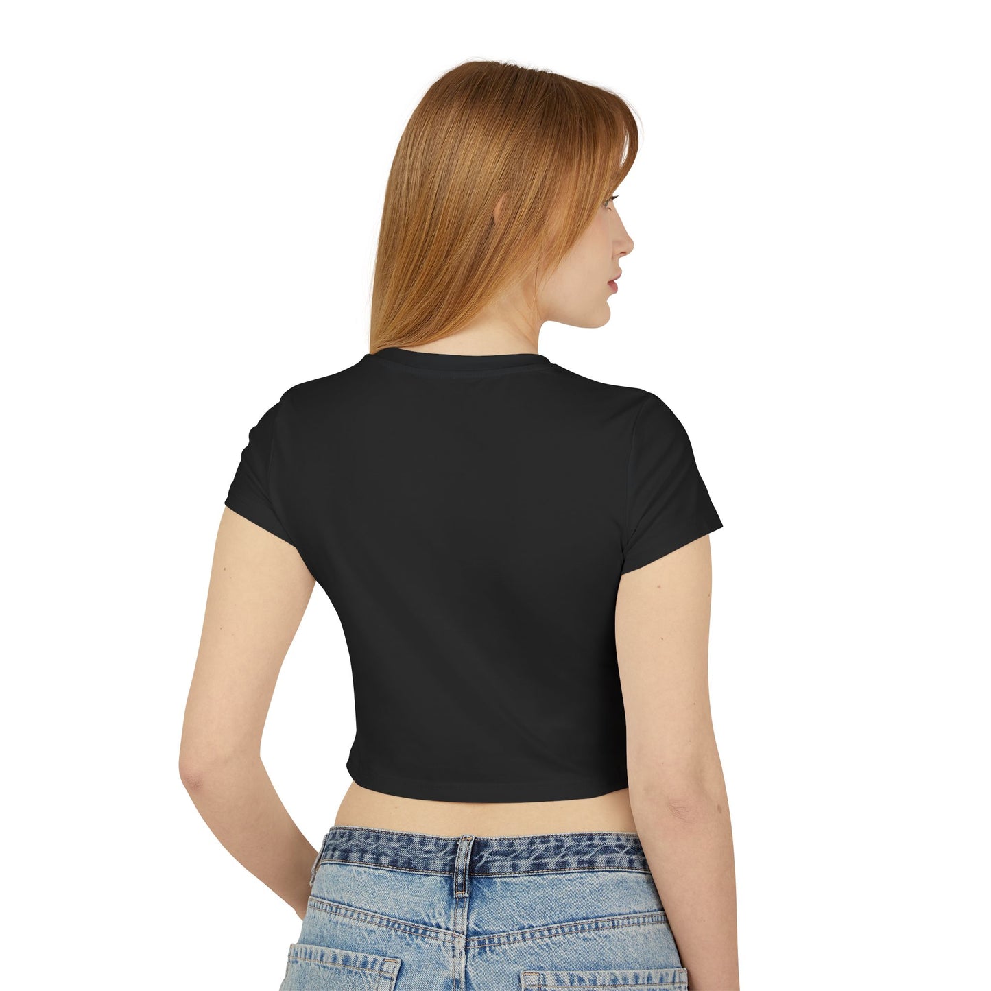 Show You Love Baby Tee - Trendy Black Crop Top