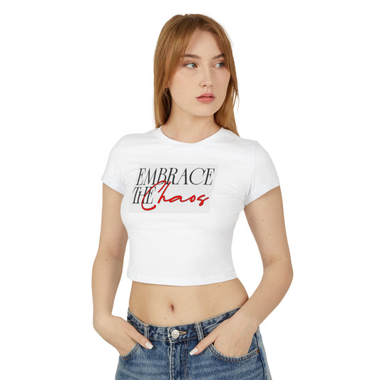 EMBRACE THE CHAOS Baby Tee